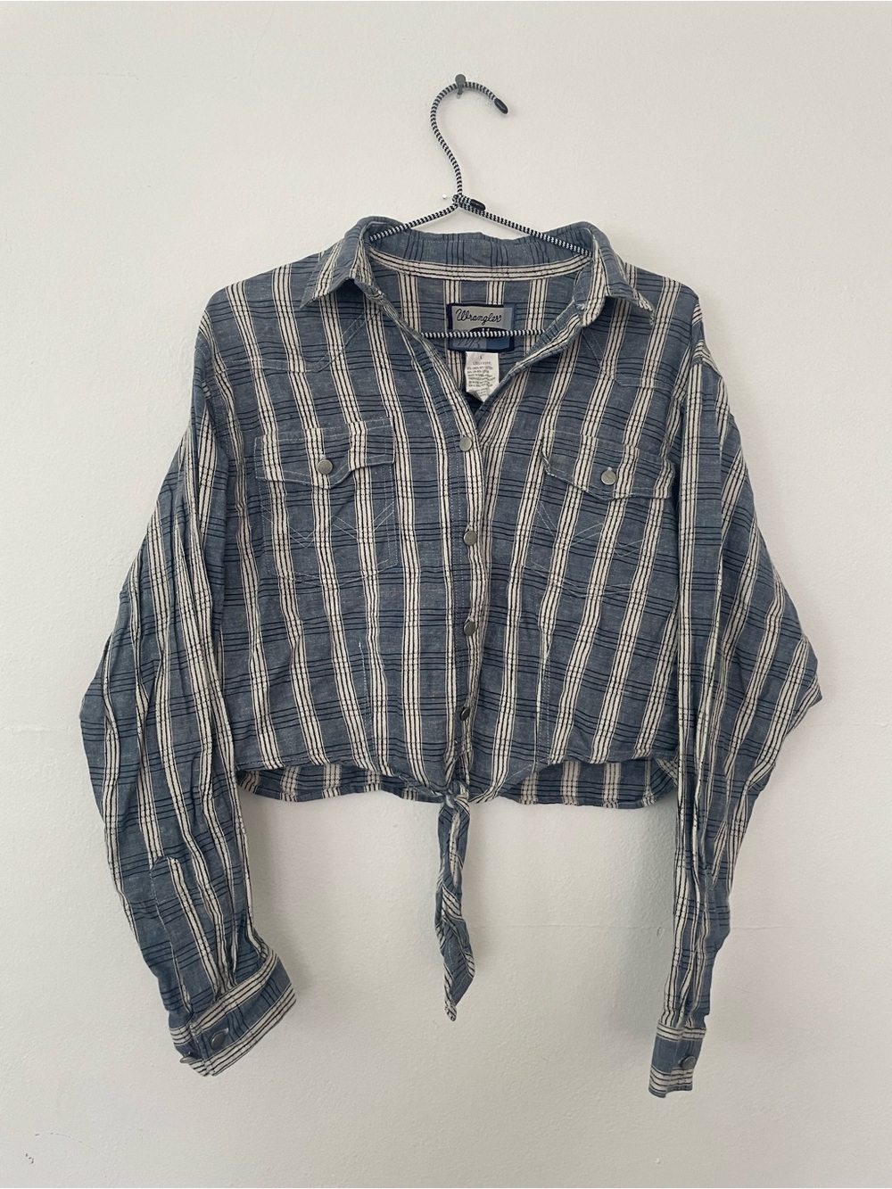 Wrangler Tie-Front Button Shirt